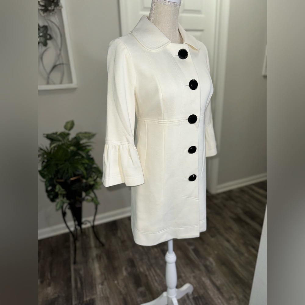 INC International Concepts Women’s Ivory Overcoat Coat Dress Size S - Picture 2 of 7